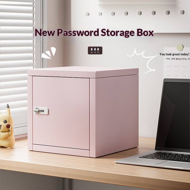 Home Security Box - 25cm Mini Security Safe Box Steel