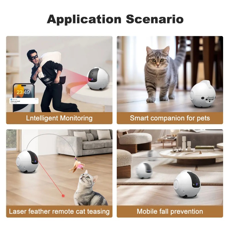 Pet Surveillance Camera 4MP 36 - đánh giá và giá Home Security Robot
