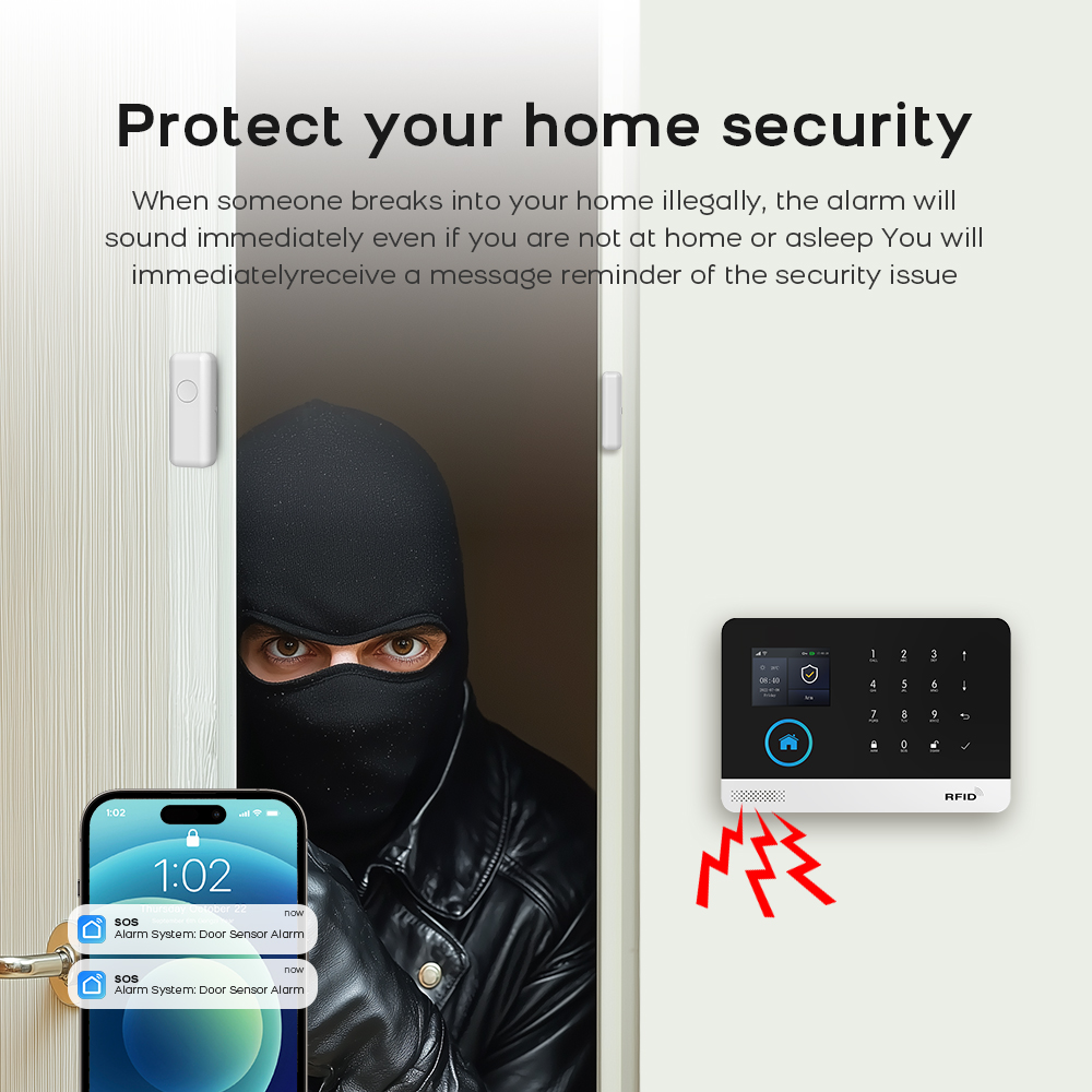 4G GSM Wifi Wireless Home Alar - đánh giá và giá Home Security Front Door Camera