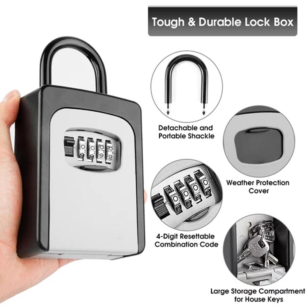 Wall-Mounted Key Storage Box P - đánh giá và giá Home Security Box