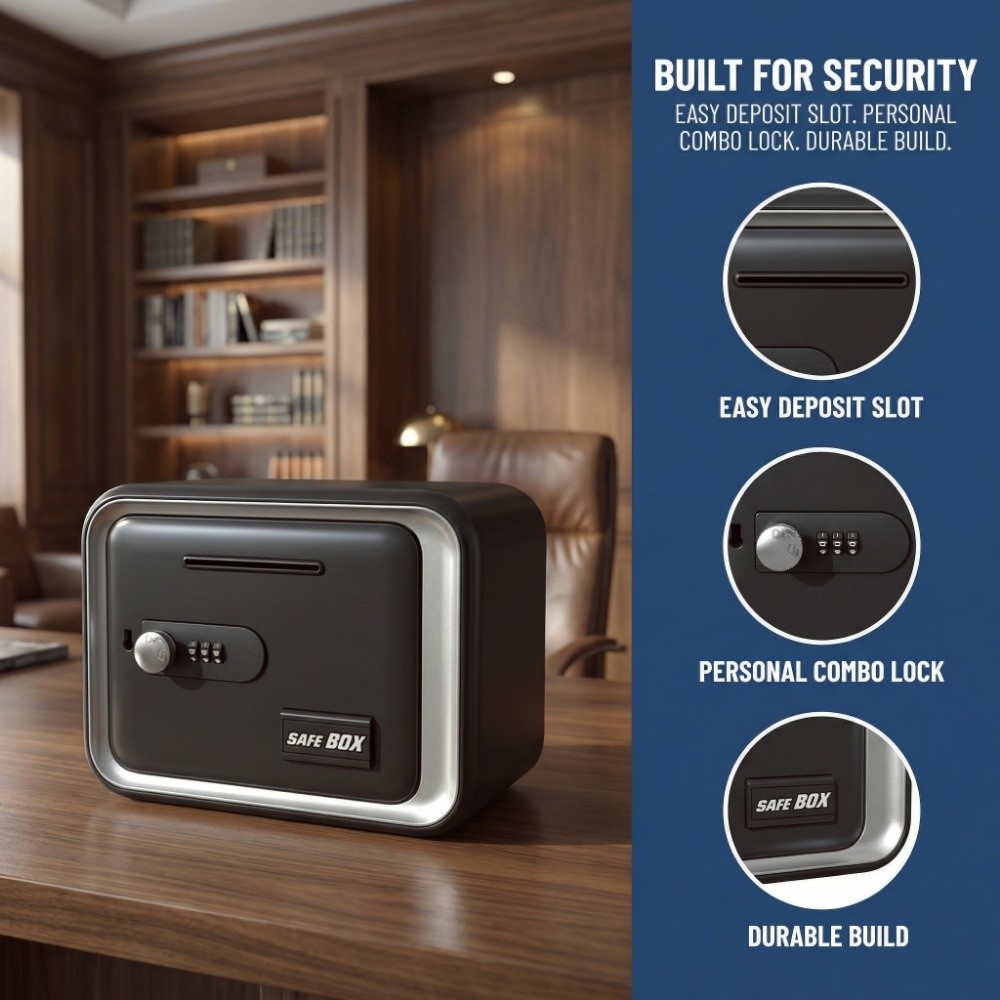 Home Use Password Lock Piggy B - đánh giá và giá Home Security Box